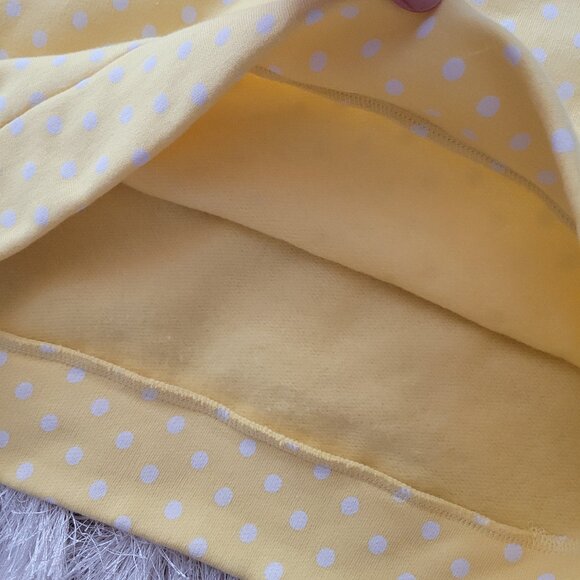 Vineyard Vines Girls Pullover Sweater Polka Dot Whale Yellow Sz M - Picture 5 of 8